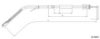 CABOR 10.9887 Cable, parking brake